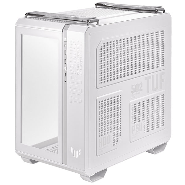 ASUS TUF GAMING GT502 White 白色 Dual-Chamber Tempered Glass ATX Case CA-AGT502W