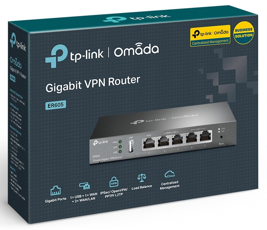 ルーター・ネットワーク機器 TP-Link Omada ER605 Gigabit VPN Gateway ER605 | Omada Gigabit VPN Gateway | Omada by TP-Link