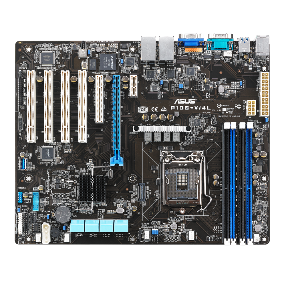 ASUS P10S-V/4L Intel C236,DDR4,LGA 1151 ATX Workstation Motherboard