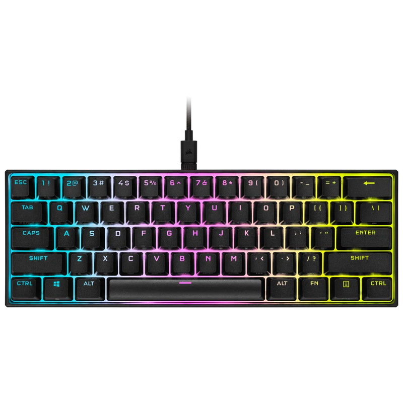 Corsair K65 RGB MINI 60% Mechanical Gaming Keyboard - CHERRY MX SPEED - Black CH-9194014-NA