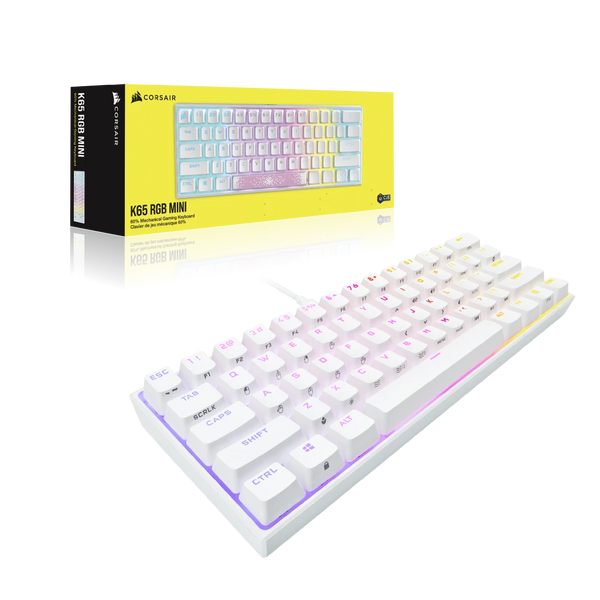 Corsair K65 RGB MINI 60% Mechanical Gaming Keyboard CH-9194110-NA