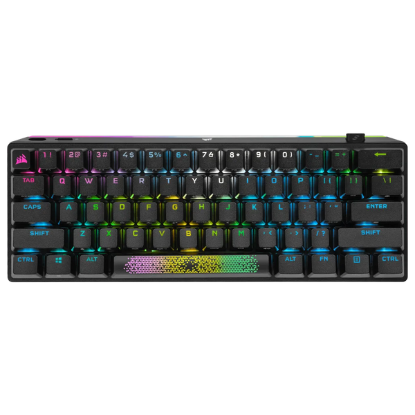 Corsair K70 PRO MINI WIRELESS 60% Mechanical CHERRY MX Speed Switch Keyboard with RGB Backlighting - Black CH-9189014-NA