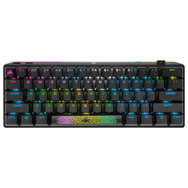 【CORSAIR 5月份電競產品優惠】Corsair K70 PRO MINI WIRELESS 60% Mechanical CHERRY MX Speed Switch Keyboard with RGB Backlighting - Black CH-9189014-NA