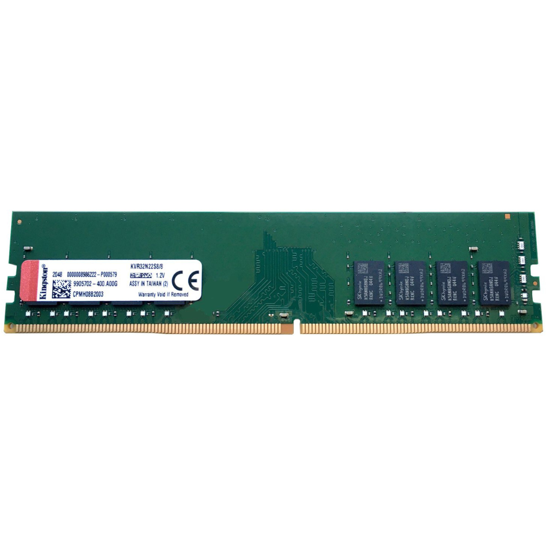 Kingston 8GB KVR32N22S8/8 DDR4 3200MHz Memory