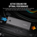 CORSAIR 2TB MP700 PRO SE CSSD-F2000GBMP700PROS 含空氣冷卻器 PCIe 5.0 x4 NVMe M.2 SSD