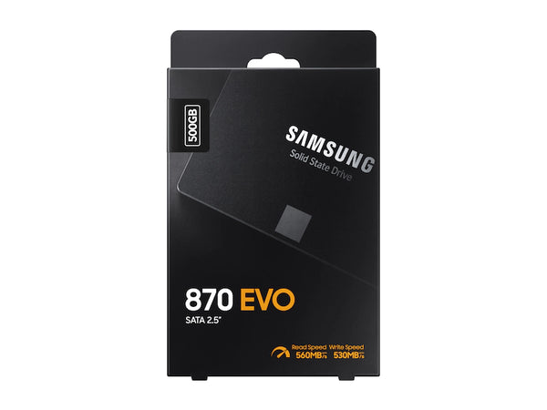 Samsung 500GB 870 EVO MZ-77E500BW 2.5" SATA 6Gb/s SSD