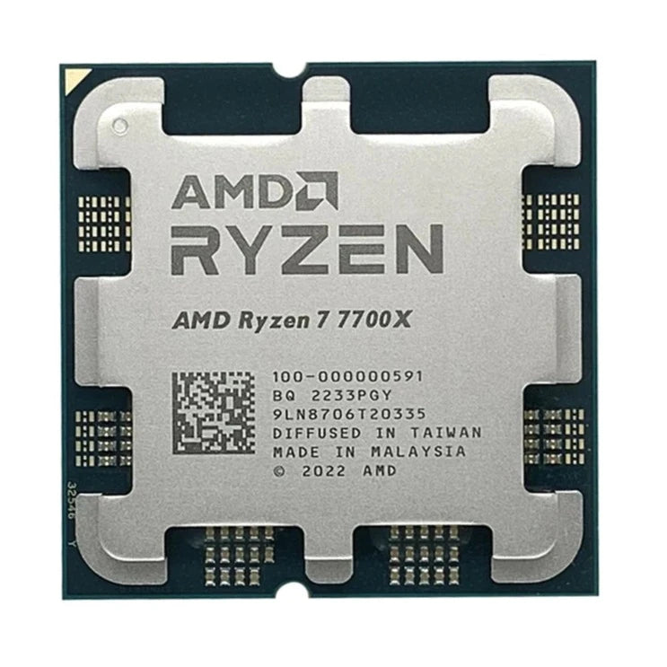 AMD Ryzen 7 7700X Tray Processor 8C 16T / 40 MB Cache / 4.5 GHz / Sock
