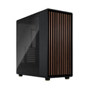 Fractal Design North XL Charcoal Black EATX Case with Walnut Front and Dark Tinted TG Side Panel FD-C-NOR1X-02