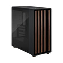 Fractal Design North XL Charcoal Black EATX Case with Walnut Front and Dark Tinted TG Side Panel FD-C-NOR1X-02