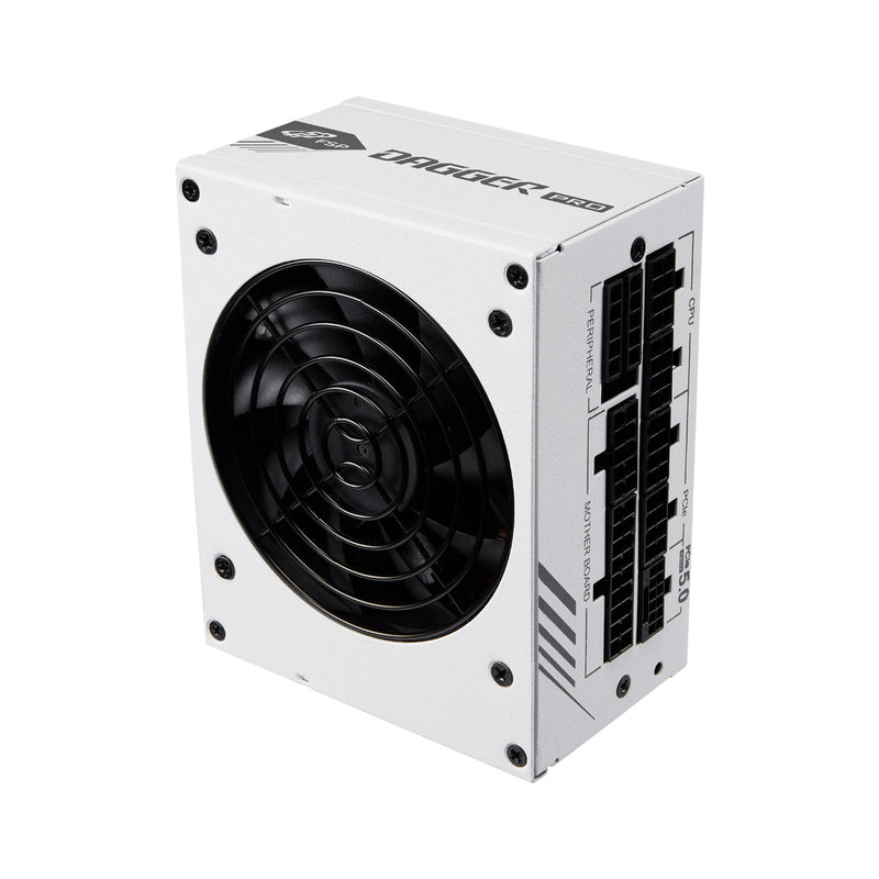 FSP 850W DAGGER PRO WHITE 白色 ATX3.0(PCIe5.0) SFX 80Plus Gold Full Modular Power Supply (FSP-SDA2-850, Gen5 (W))