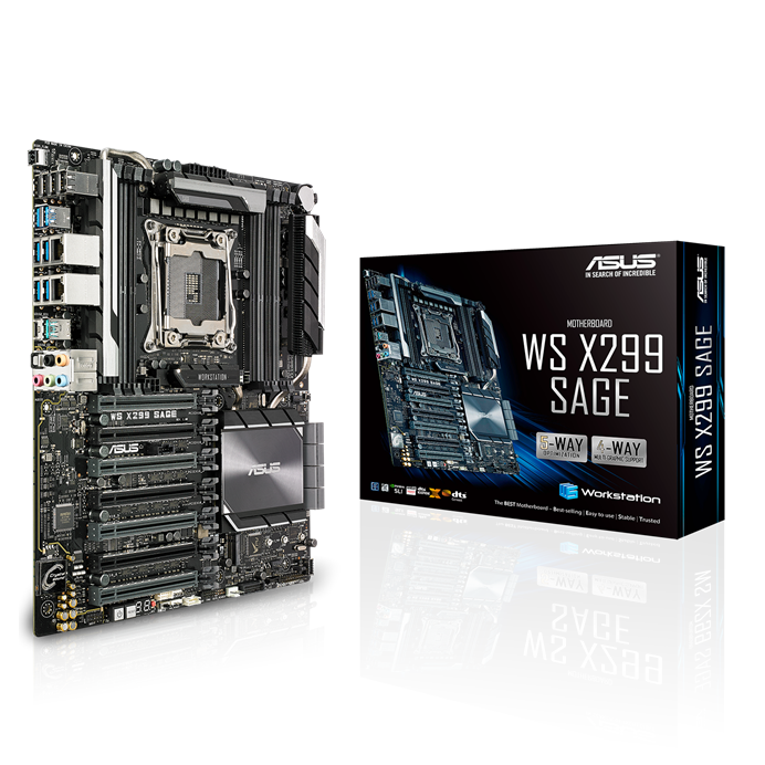 ASUS WS X299 SAGE Intel X299, LGA 2066 CEB Workstation Motherboard