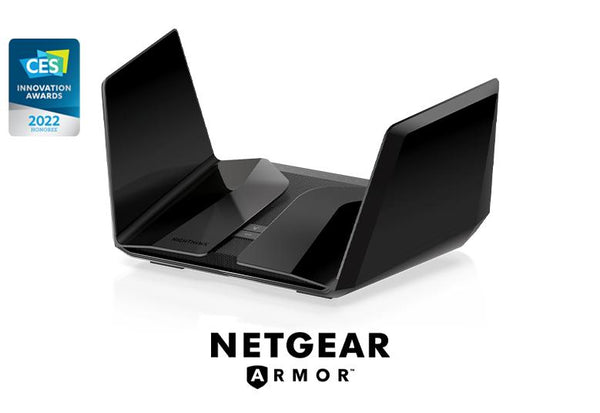 NETGEAR RAXE500 Nighthawk AXE11000 (1200+4800+4800) Tri-Band WiFi 6E Router, 8 ant, 2.5G WAN