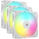 Corsair RS120 ARGB White 120mm PWM PC Case Fan Triple Fan Pack (3件裝) (CO-9050185-WW)