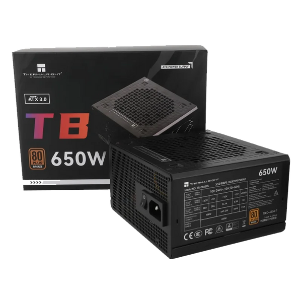 Thermalright 650W TB650S 80Plus Bronze Power Supply