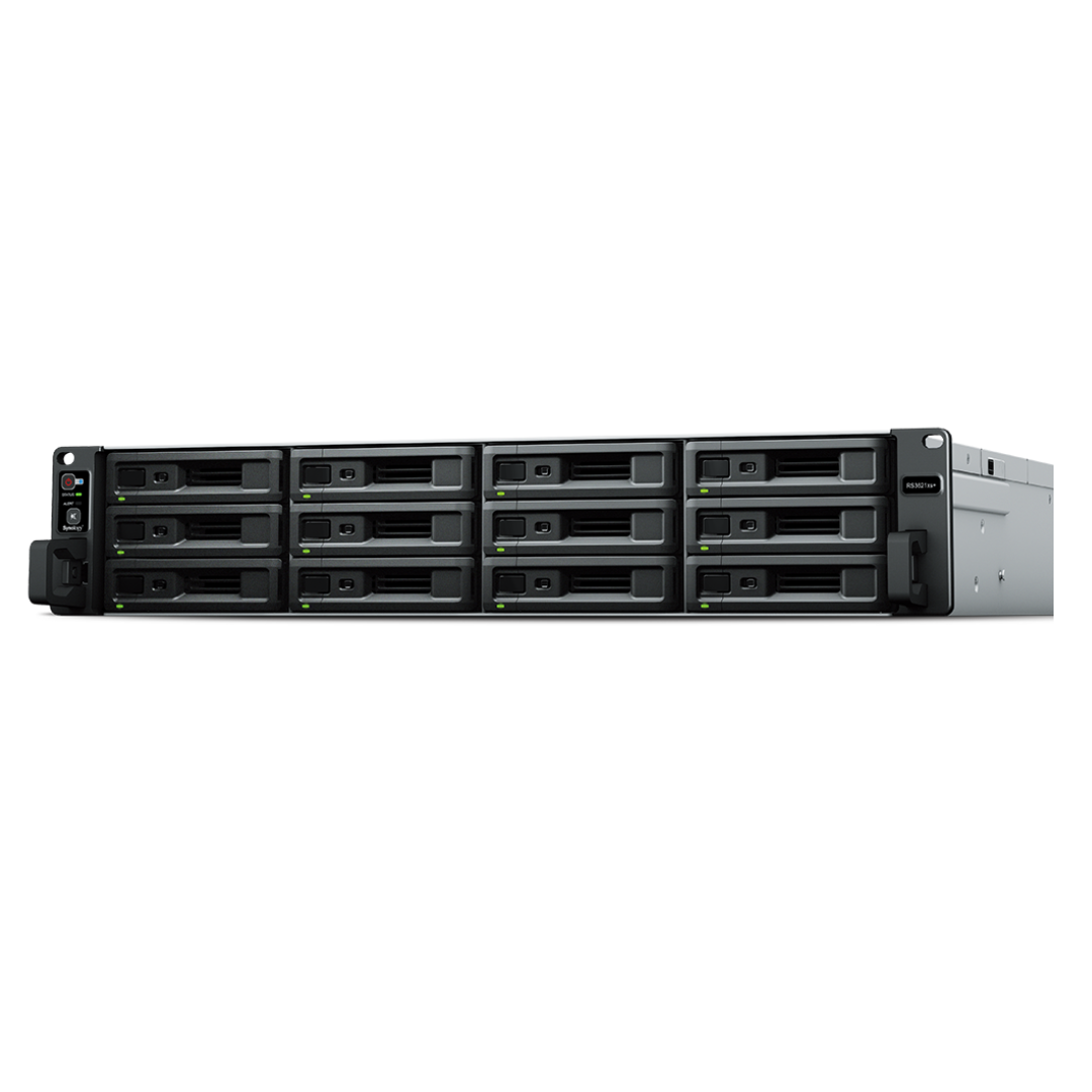 Synology RS4826xs+ (Redundant Power Supply) 12-Bay / 2U Rackmount / IN