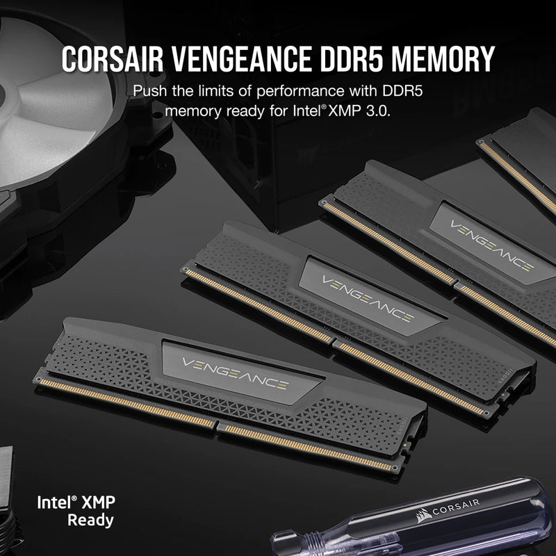 CORSAIR 64GB Kit (2x32GB) VENGEANCE CMK64GX5M2X6800C32 DDR5 6800MHz Memory