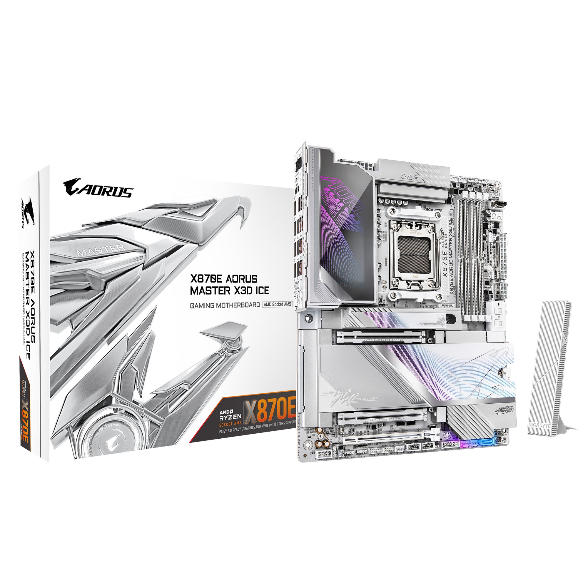 T*m様 GIGABYTE X870E AORUS MASTER AM5 ジャン GIGABYTE、20フェーズ電源や256GBメモリ対応のAM5ハイエンドマザー