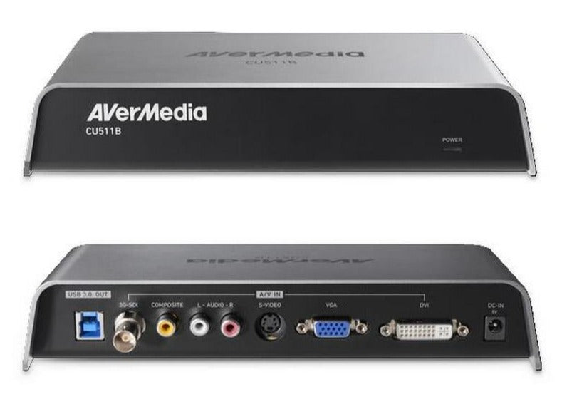 AVerMedia Aver-CU511B USB3.0 FullHD & SD Extrenal Capture Box with SDK Available (CU511B)