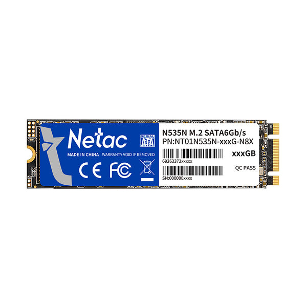 Netac 256GB N535N M.2 2280 SATA 6Gb/s SSD NT01N535N-256G-N8X
