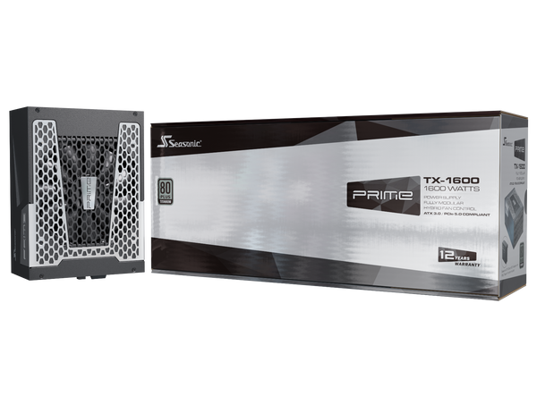 Seasonic 1600W PRIME TX-1600 ATX 3.0 (PCIe5.0) 80Plus Titaninum Full Modular Power Supply