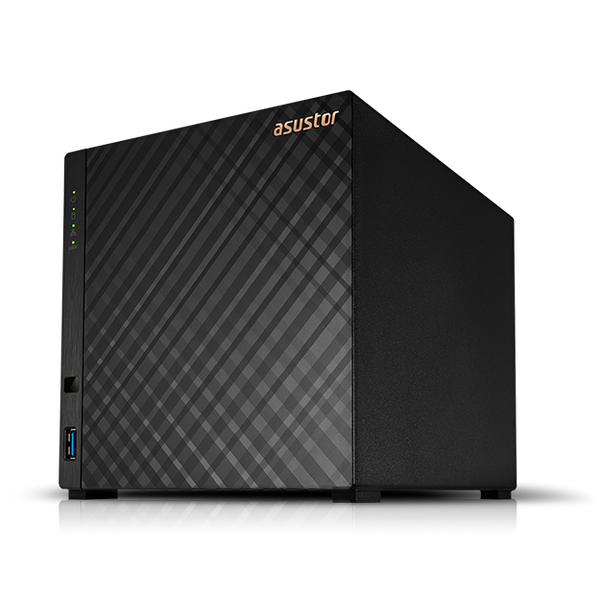 ASUSTOR Drivestor 4 AS1104T 4-Bay NAS - Realtek RTD1296 1.4GHz (Quad-Core), 1GB DDR4