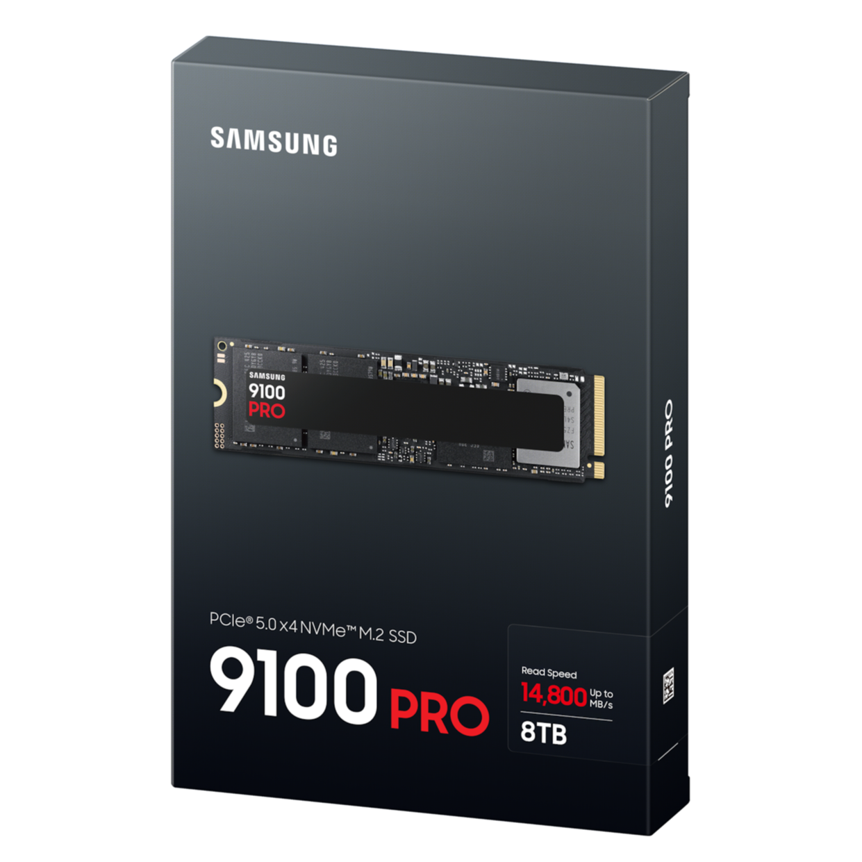 Samsung 8TB 9100 PRO MZ-VAP8T0BW PCIe Gen5 NVMe M.2 SSD (HD-91P8TB)