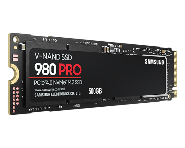 Samsung 500GB 980 PRO MZ-V8P500BW M.2 2280 PCIe Gen4 x4 SSD