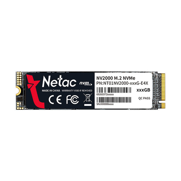 Netac 256GB NV2000 M.2 2280 PCle Gen3 x4 NVMe SSD NT01NV2000-256-E4X