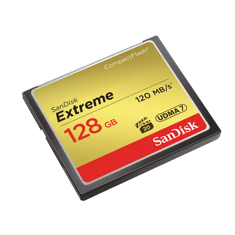 SanDisk 128GB EXTREME S CompactFlash (120R/85W MB/s) SDCFXSB-128G-G46 772-3473