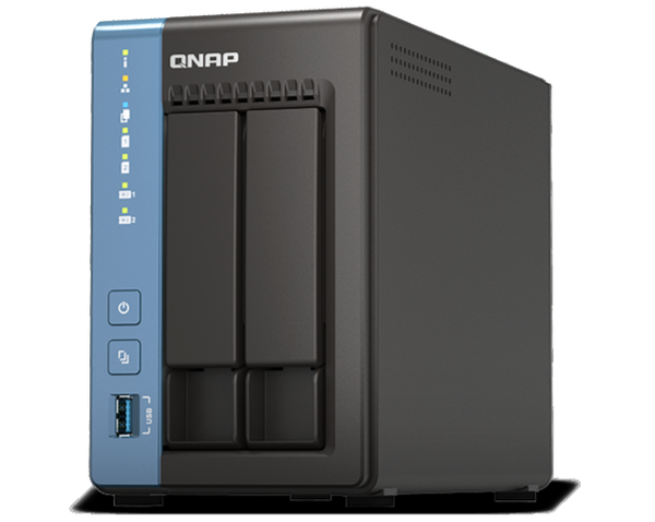 QNAP TS-216-2G 2-Bay NAS (Cortex-A55 2.0 GHz Quad Core CPU, 2GB Ram)