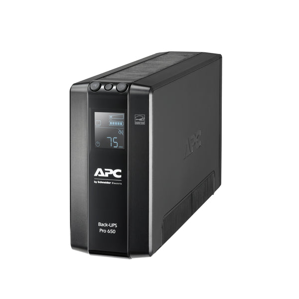 APC Back UPS Pro BR650MI 650VA, 6 Outlets, AVR, LCD Interface