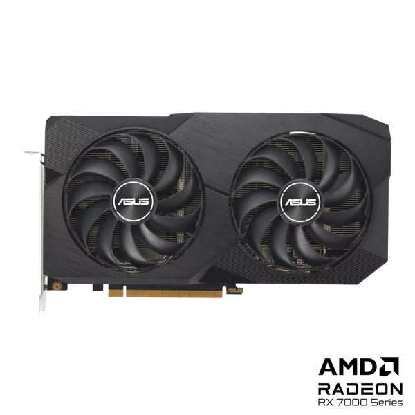 ASUS DUAL AMD Radeon RX 7600 OC 8GB GDDR6 DUAL-RX7600XT-O8G-V2 (DI-A7600D8)
