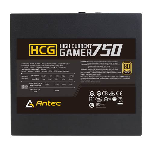 ANTEC 750W HCG 750 GOLD 80Plus Gold Full Modular Power Supply (AN-PS-HCG-750-GOLD)