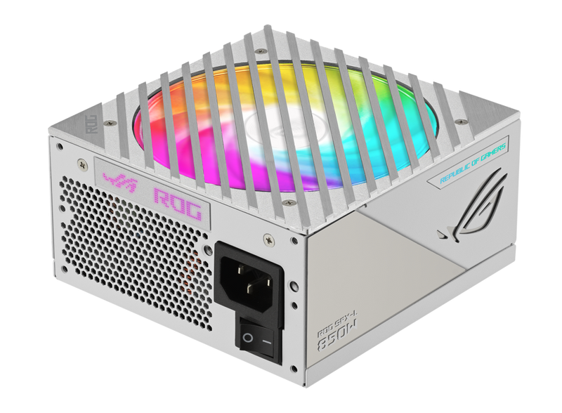ASUS 850W ROG-LOKI-850P-SFX-L-GAMING WHITE 白色 SFX-L PCIE 5.0 ATX 3.0 80Plus Platinum Full Modular Power Supply (PS-ARLO85W)