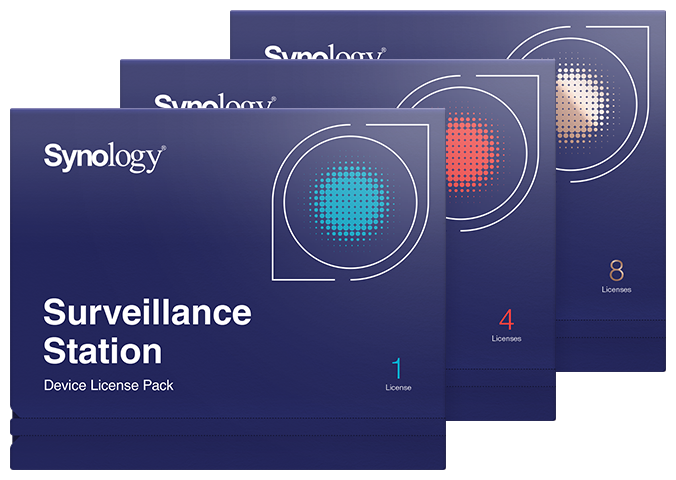Synology 4Users Surveillance Device License Pack HD-IPCAM4
