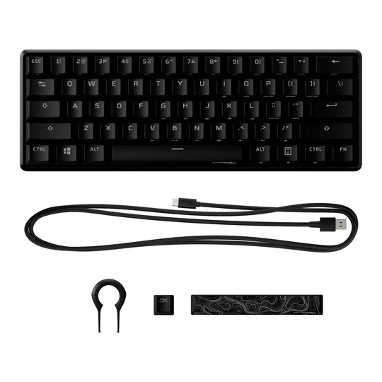 HyperX Alloy Origins 60% Mechanical Gaming Keyboard (HyperX Red Switch) - 4P5N4AA