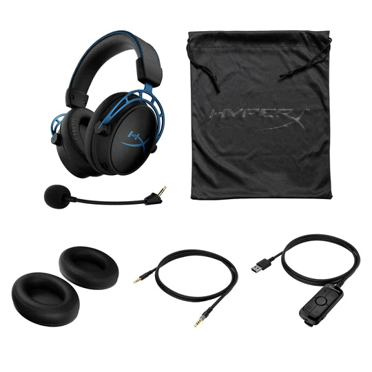 HyperX Cloud Alpha S–USB Gaming Headset with 7.1 Surround Sound (Blue) - 4P5L3AA