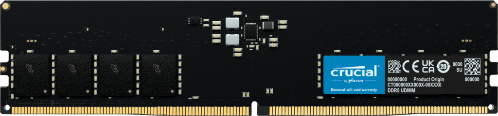 Crucial 16GB CT16G56C46U5 DDR5 5600MHz UDIMM Memory (RM-DCD5C16)