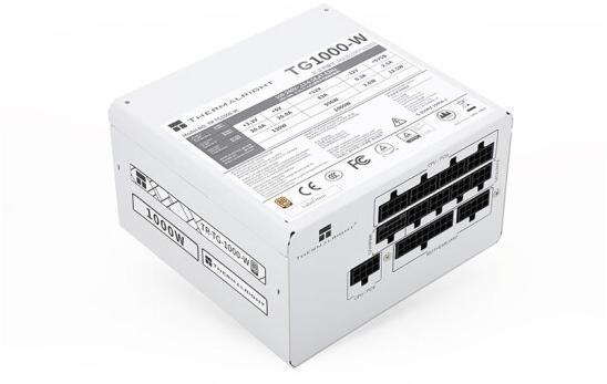 Thermalright 1000W TG1000 White 白色 PCIE 5.0 ATX 3.0 80Plus Gold Full Modular Power Supply
