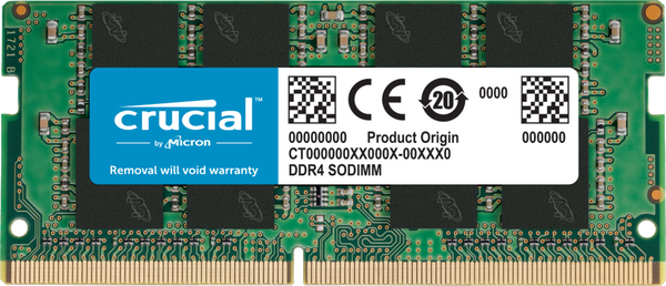 Crucial DDR4 SODIMM 8GB DDR4 3200MHz CT8G4SFS832AT Memory