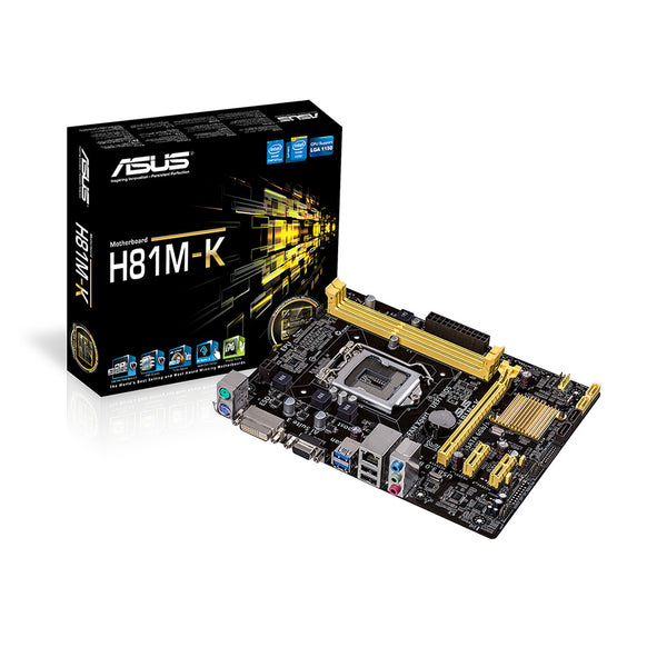 ASUS H81M-K DDR3 LGA 1150 mATX Motherboard