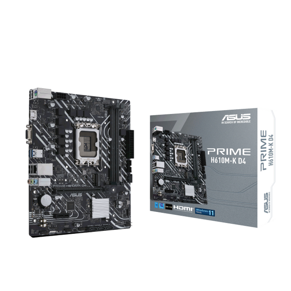 ASUS PRIME H610M-K D4 DDR4,LGA 1700 mATX Motherboard