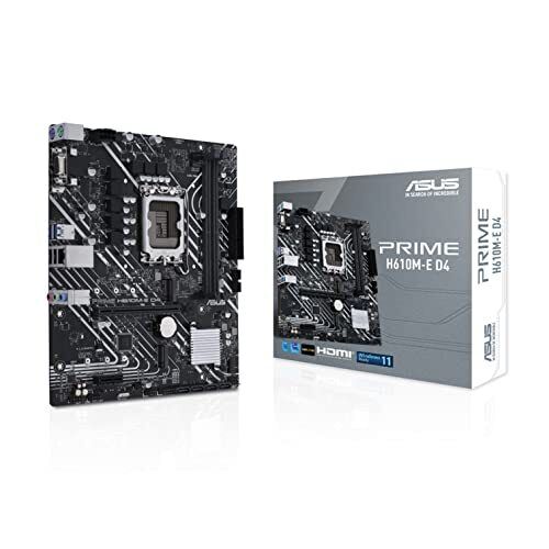 ASUS PRIME H610M-E D4 DDR4,LGA 1700 mATX Motherboard