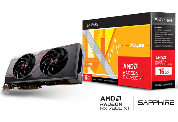 SAPPhIRE PULSE AMD Radeon RX 7800 XT GAMING 16GB GDDR6 RX7800XT-PULSE-16GD6