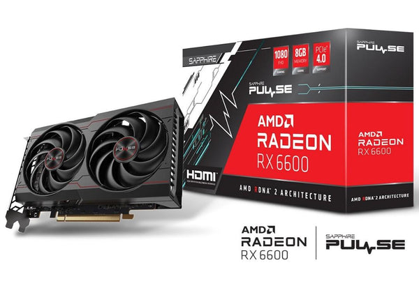 SAPPhIRE PULSE AMD Radeon RX 6600 8GB GDDR6 RX6600-PULSE-8GD6
