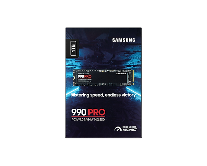 Samsung 1TB 990 PRO MZ-V9P1T0BW M.2 2280 PCIe Gen4 x4 SSD