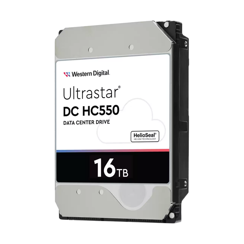 WD 16TB Ultrastar DC HC550 WUH721816ALE6L4 / 0F38462 Data Center Drive 3.5" SATA 7200rpm 512MB Cache HDD