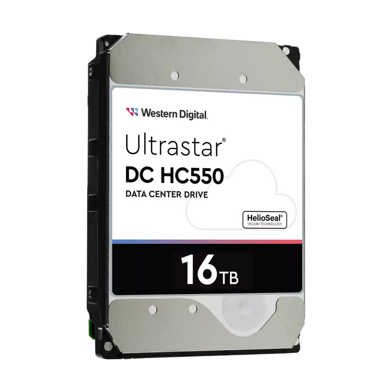 WD 16TB Ultrastar DC HC550 WUH721816ALE6L4 / 0F38462 Data Center Drive 3.5" SATA 7200rpm 512MB Cache HDD
