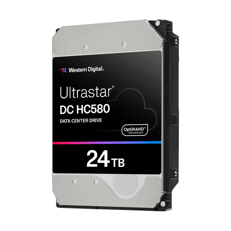 WD 24TB Ultrastar DC HC580 WUH722424ALE6L4 / 0F62796 Data Center Drive 3.5" SATA 7200rpm 512MB Cache HDD