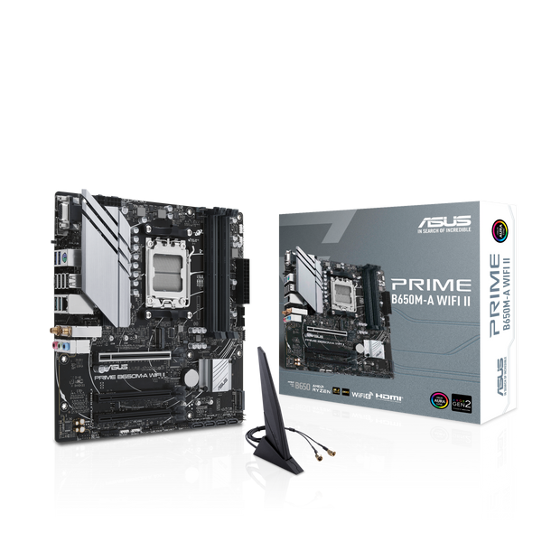 ASUS PRIME B650M-A WIFI II DDR5,Socket AM5 mATX Motherboard